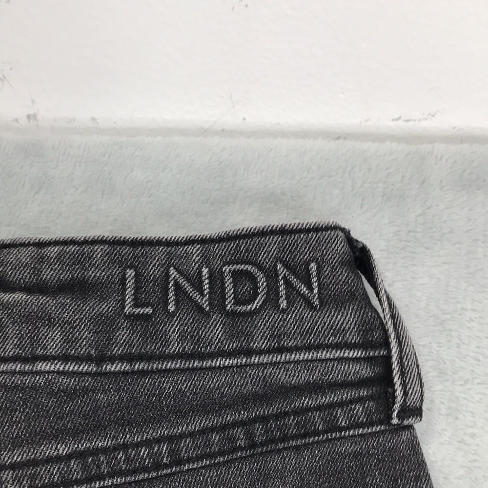 LNDN Jeans Antique Black Mid  Rise Flare Jeans Size 27 New with tags - Picture 3 of 10